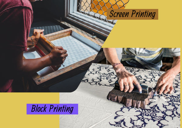 Know your Prints…Screen Printing vs Block Printing