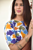 Patjhar Multicoloured Batik Cotton Blouse