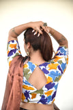 Patjhar Multicoloured Batik Cotton Blouse