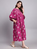 Aarna Rani Pink Check Cotton Kafty