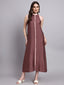 Elara Mauve Flow Dress