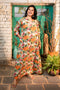 Multicolored Bold Floral Cotton Kaftan Style Nightie