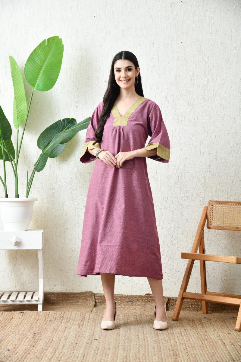 Regal Plum Serenity Kafty Dress