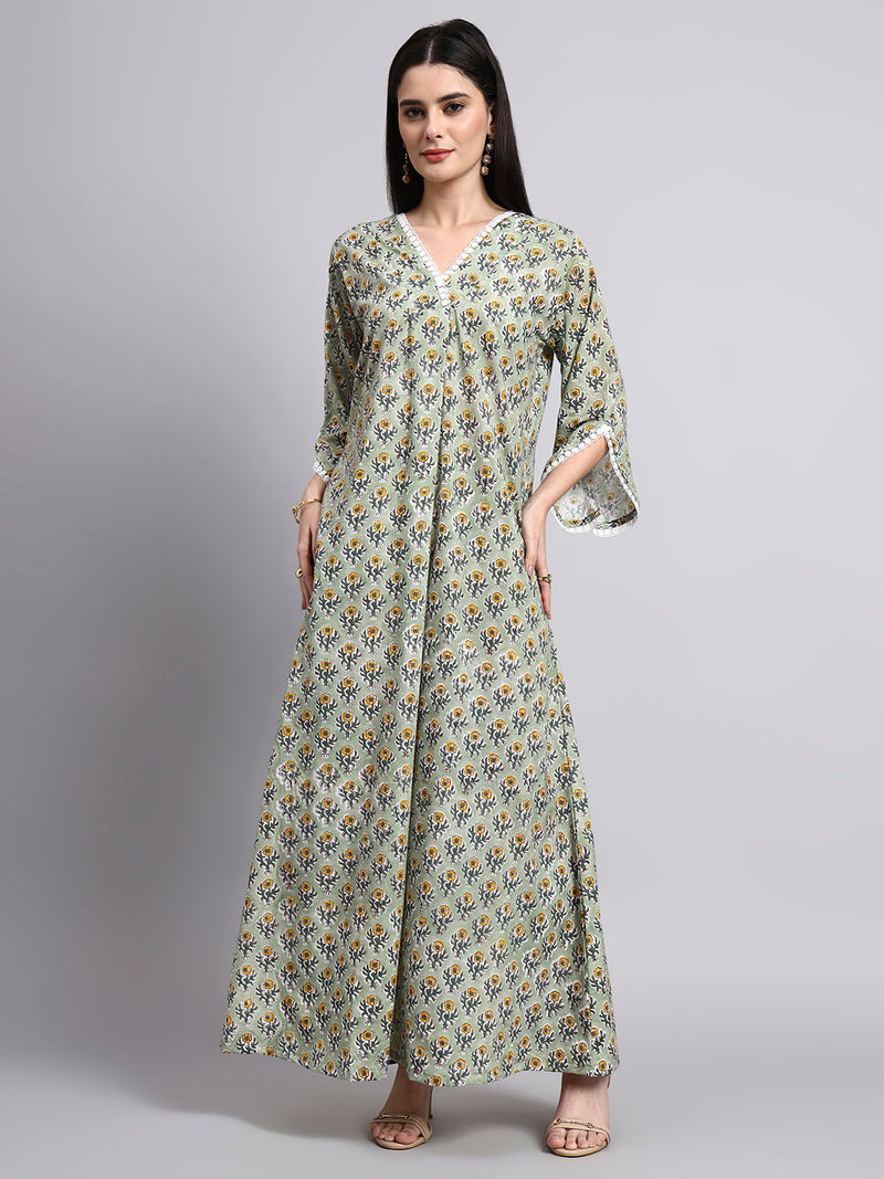 Meadow Whisper | Kaftan Style Nighty