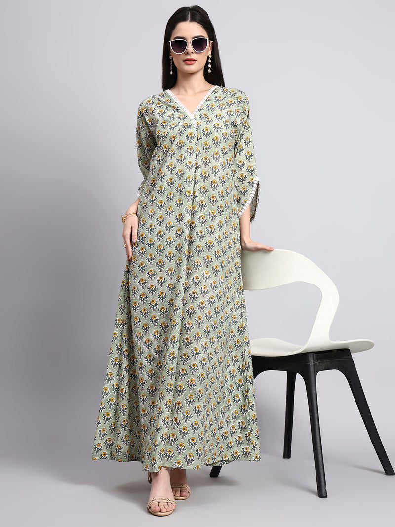 Meadow Whisper | Kaftan Style Nighty