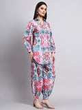 Iraa Multicolour Ikat Farshi Kurta Set