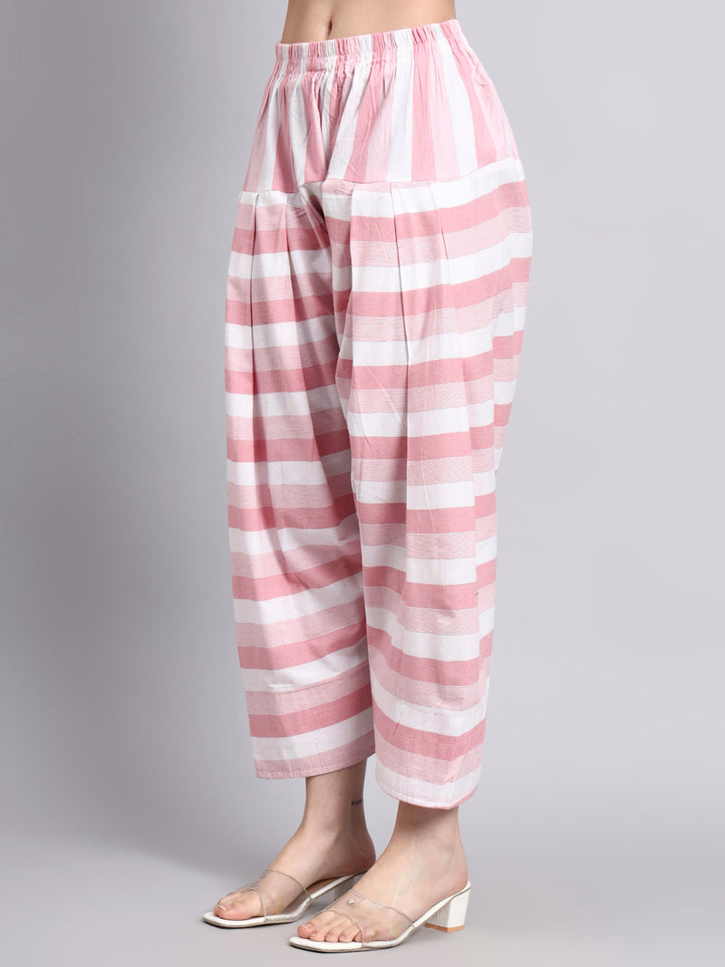 Gulnaar Pink Farshi Salwar Set