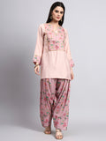 Saba Blush Floral Farshi Salwar Kurta Set