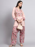 Saba Blush Floral Farshi Salwar Kurta Set
