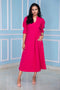 Forever Fuchsia Mid Length Dress