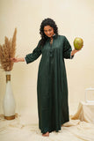 Bottle Green Night Dress