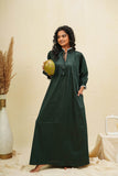 Bottle Green Night Dress