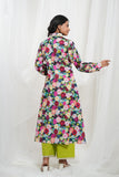 Multicoloured Cotton Floral Kurta Set