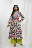 Multicoloured Cotton Floral Kurta Set
