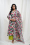 Multicoloured Cotton Floral Kurta Set