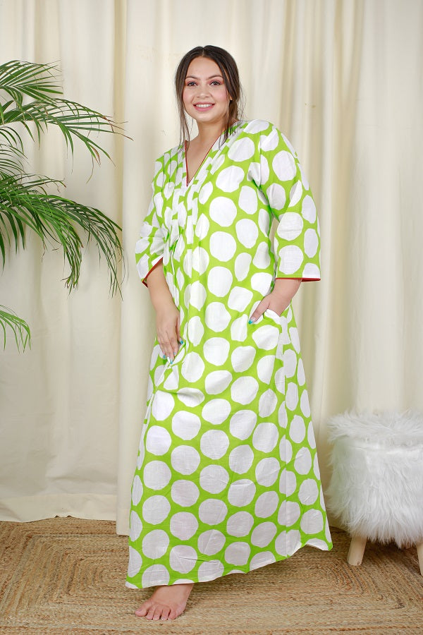Buy Grey Dotted Tribal Kaftan Kurta Style Dress by Designer MYOHO Online at  Ogaancom