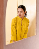 SUNSHINE YELLOW COTTON COORD SET