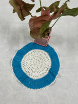 Nlie White Round Crochet Doily  - thesaffronsaga