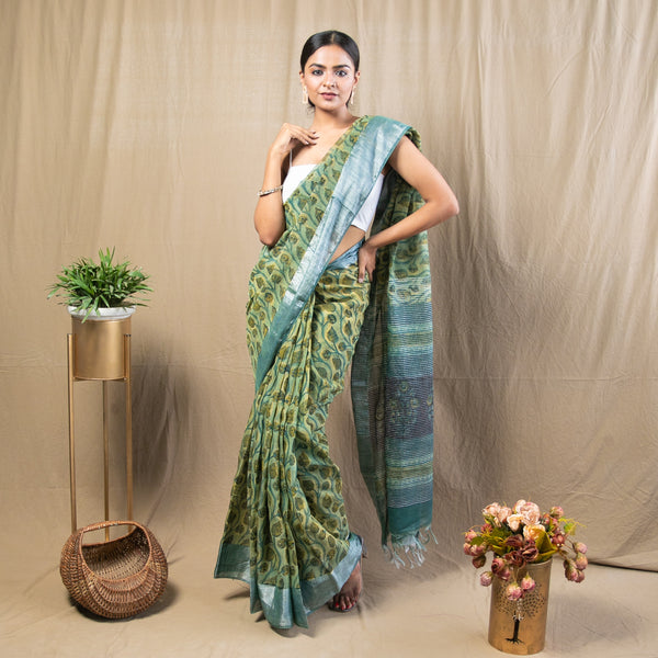 Linen Saree In Noida, Uttar Pradesh At Best Price | Linen Saree  Manufacturers, Suppliers In Noida