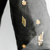 Organza Silk Hand Embroidery Padded Blouse  - thesaffronsaga